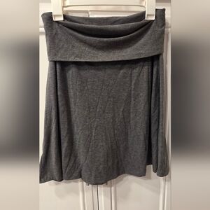Old Navy Women's Charcoal Gray Foldover Skirt ~ Size Small
